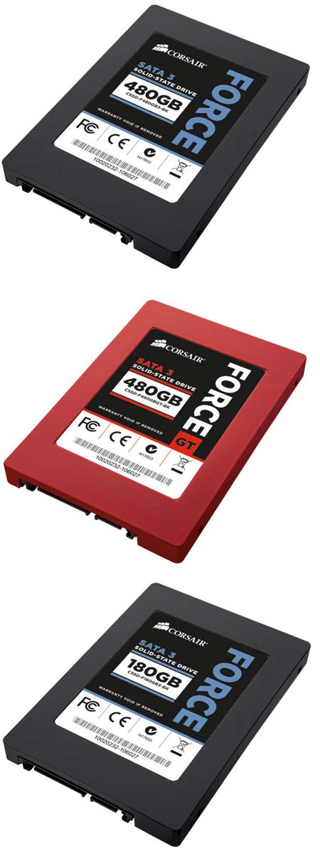 Corsair увеличивает ёмкость SSD Force 3 Corsair увеличивает ёмкость SSD Force 3